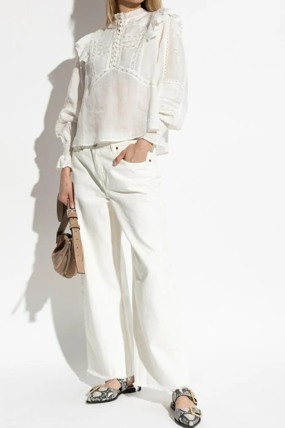 AllSaints WHITE Top 'Heather'