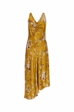 AllSaints YELLOW Dress `Alexi`