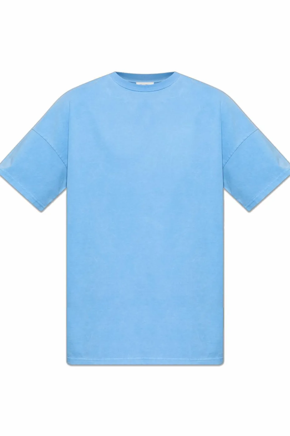American Vintage BLUE T-shirt with a crew neck