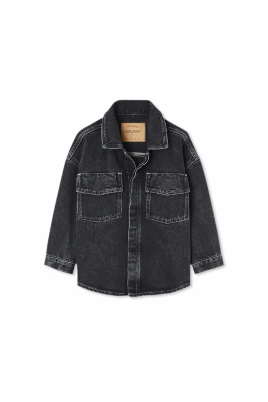 American Vintage Kids BLACK Denim jacket