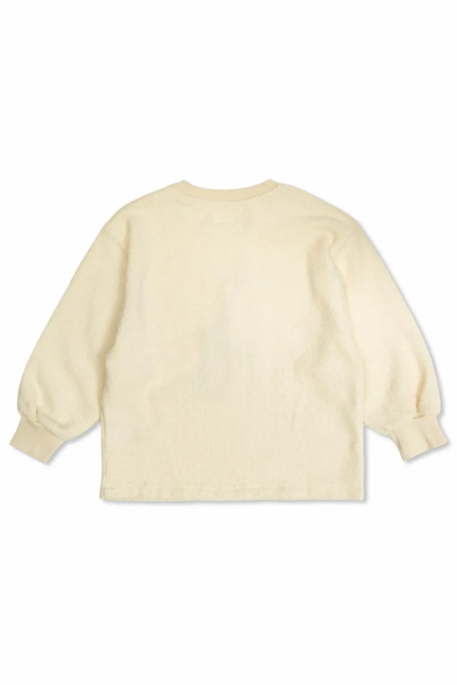 American Vintage Kids cream Sweatshirt with embroidered logo