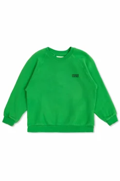 American Vintage Kids GREEN Sweatshirt with printed logo