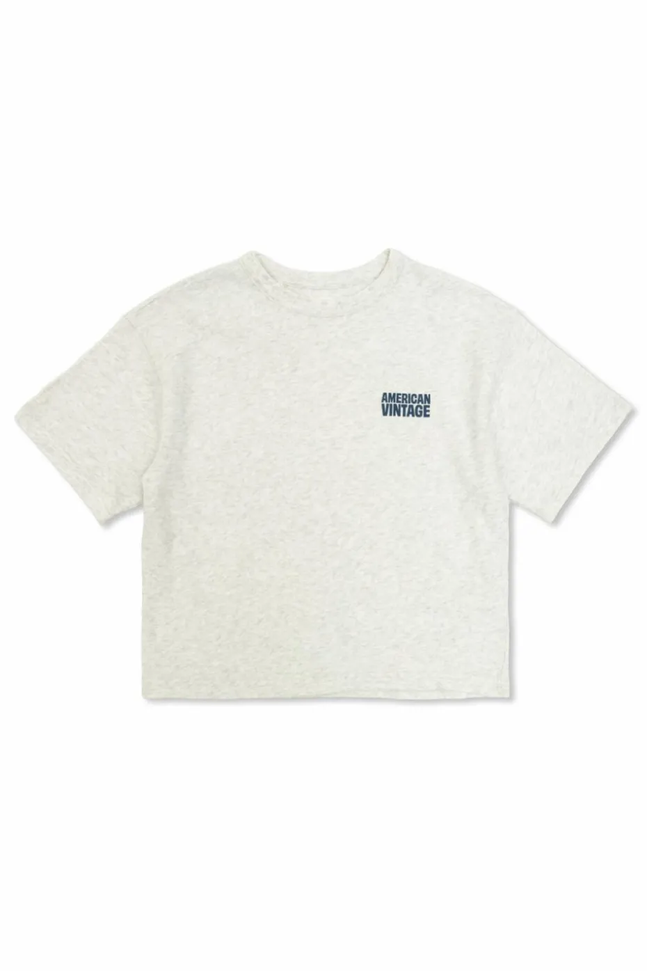 American Vintage Kids GREY T-shirt with printed logo
