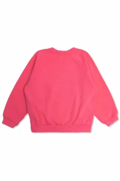 American Vintage Kids neon Sweatshirt with logo