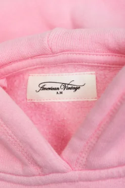 American Vintage Kids PINK Sweatshirt with logo