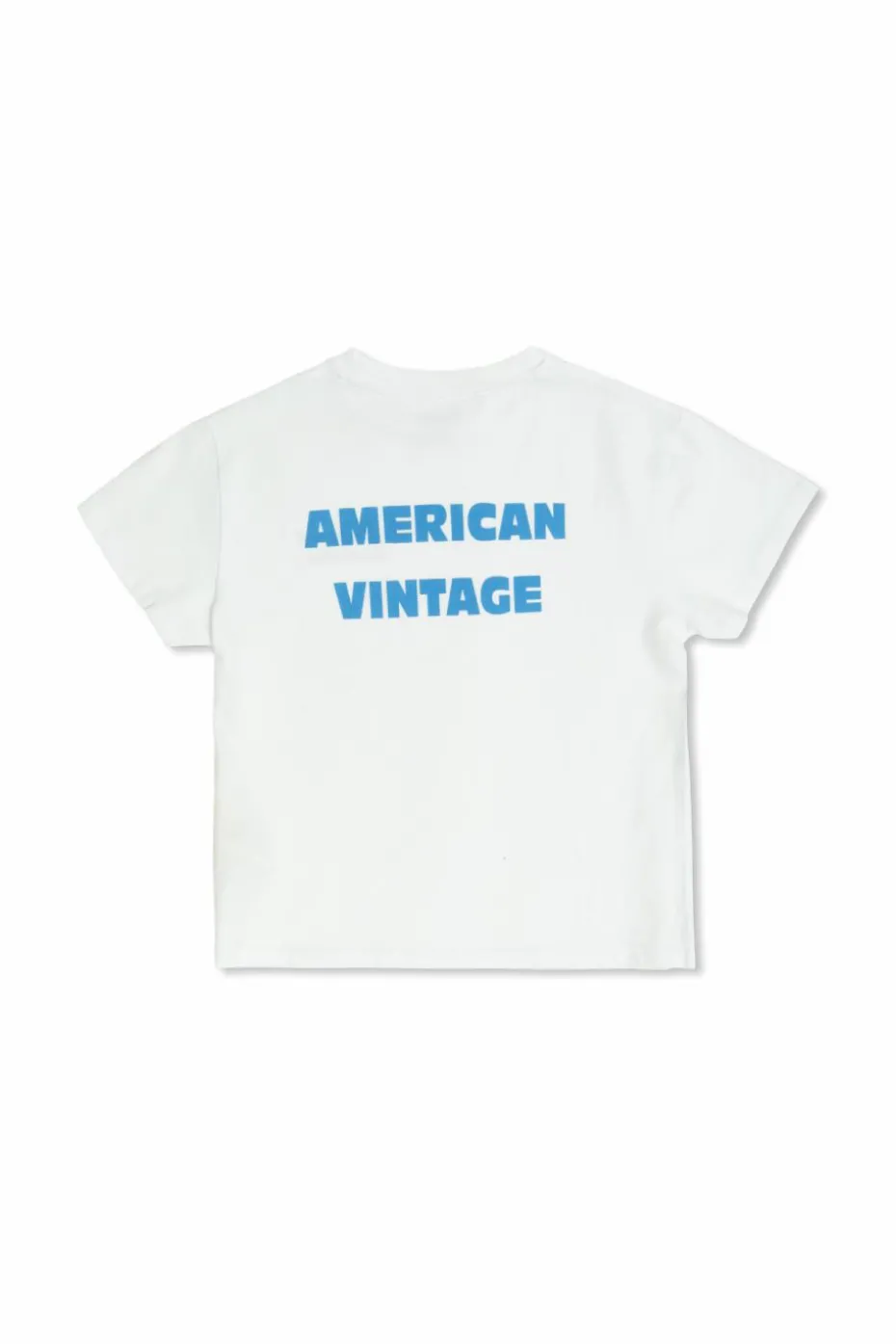 American Vintage Kids WHITE T-shirt with printed logo