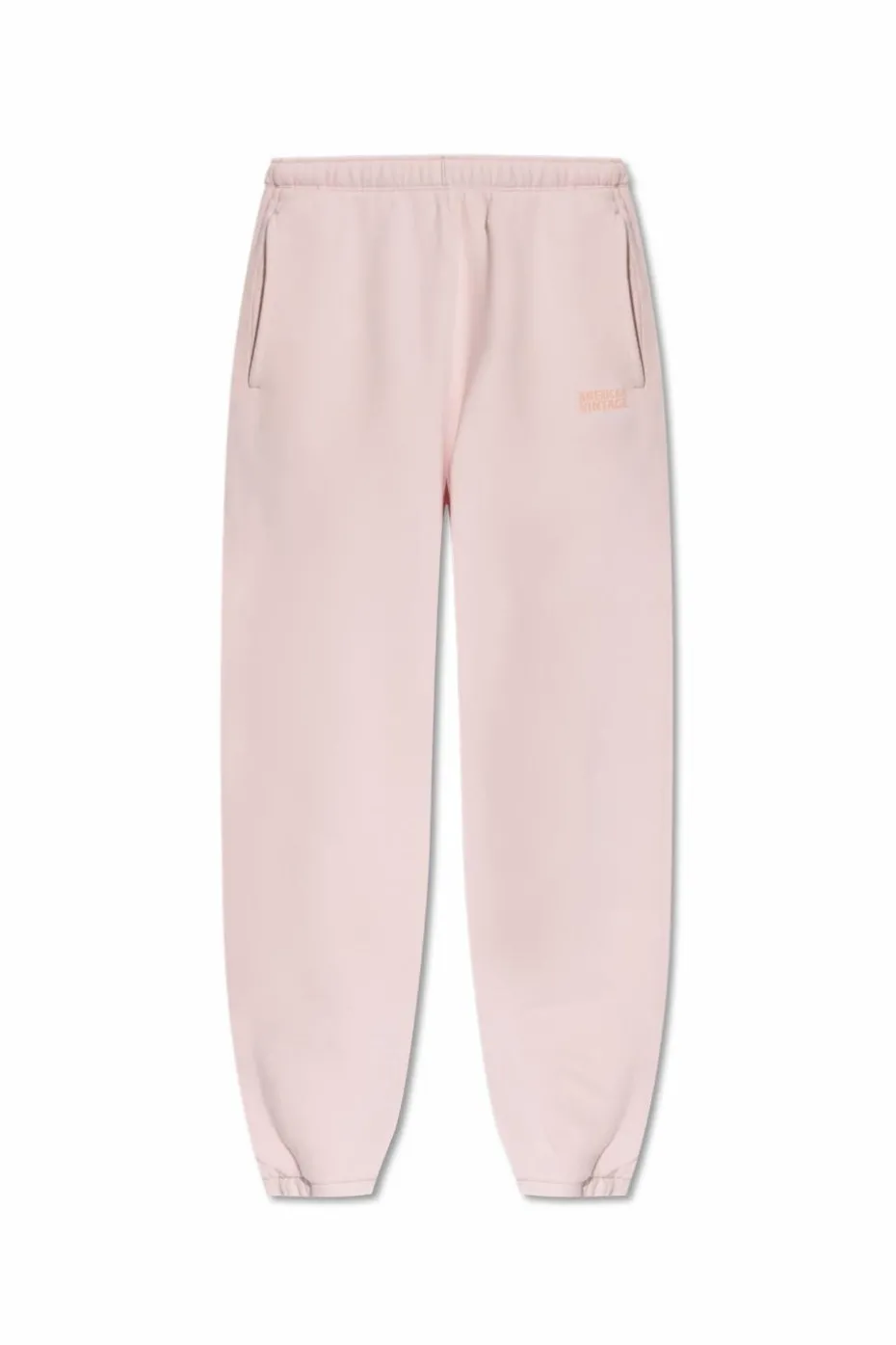American Vintage PINK Sweatpants with printed logo