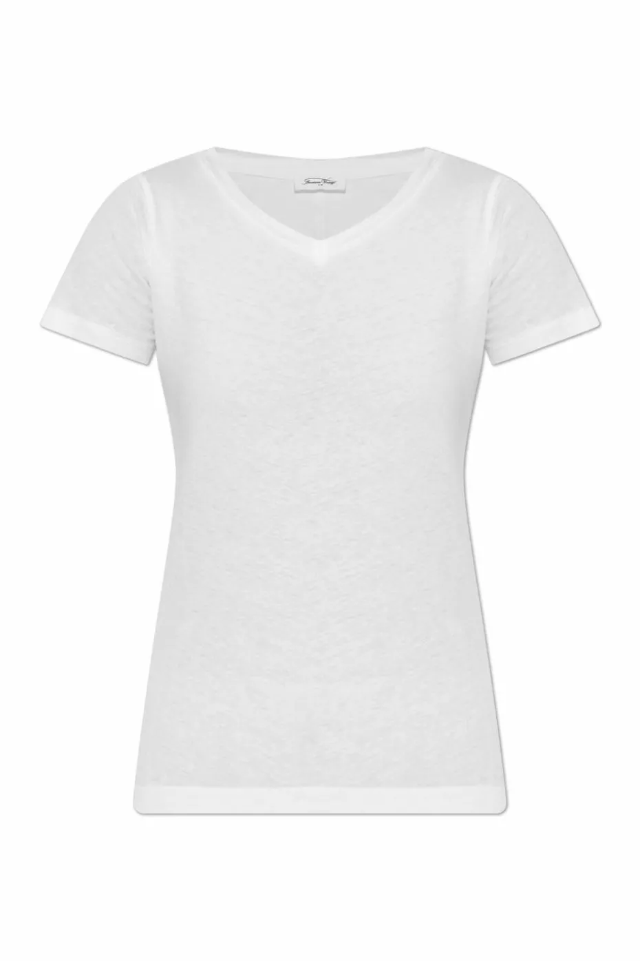 American Vintage WHITE V-neck T-shirt