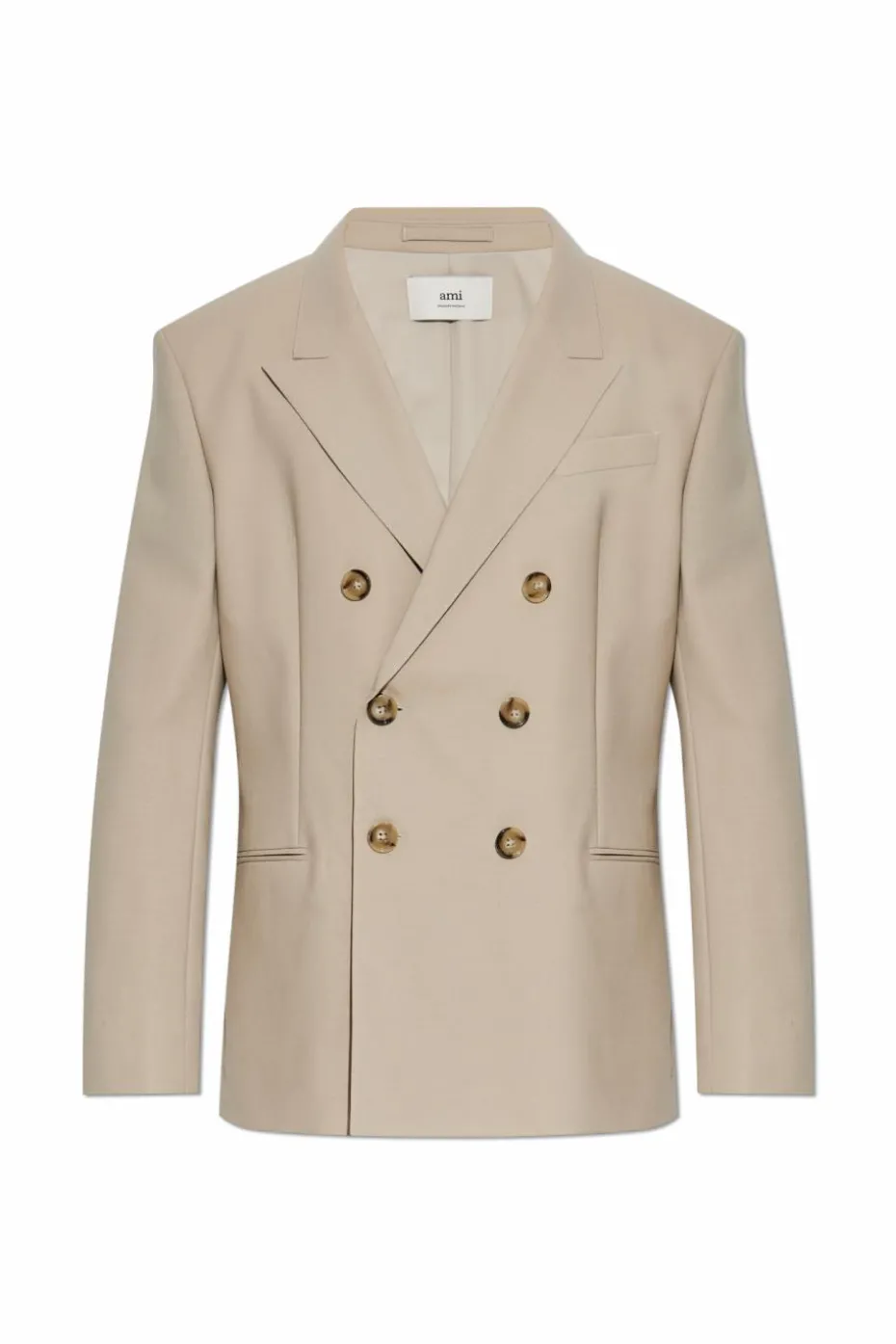 Ami Alexandre Mattiussi beige Wool blazer