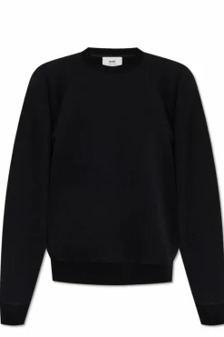 Ami Alexandre Mattiussi BLACK Sweatshirt with logo