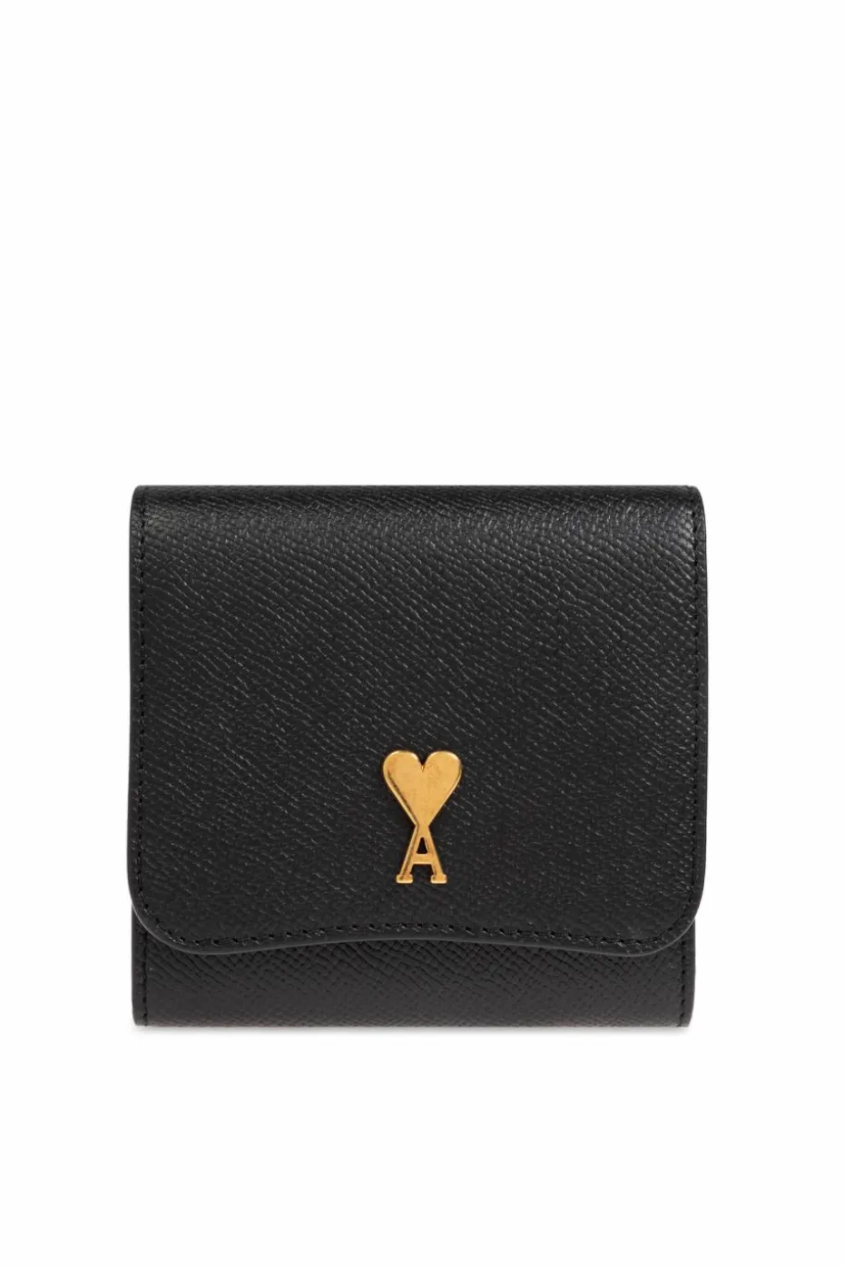 Ami Alexandre Mattiussi BLACK Leather wallet