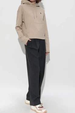 Ami Alexandre Mattiussi beige Sweatshirt with logo