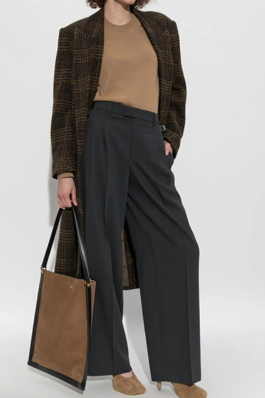 Ami Alexandre Mattiussi BLACK Wool trousers