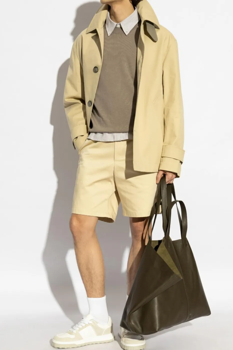 Ami Alexandre Mattiussi beige Short Jacket