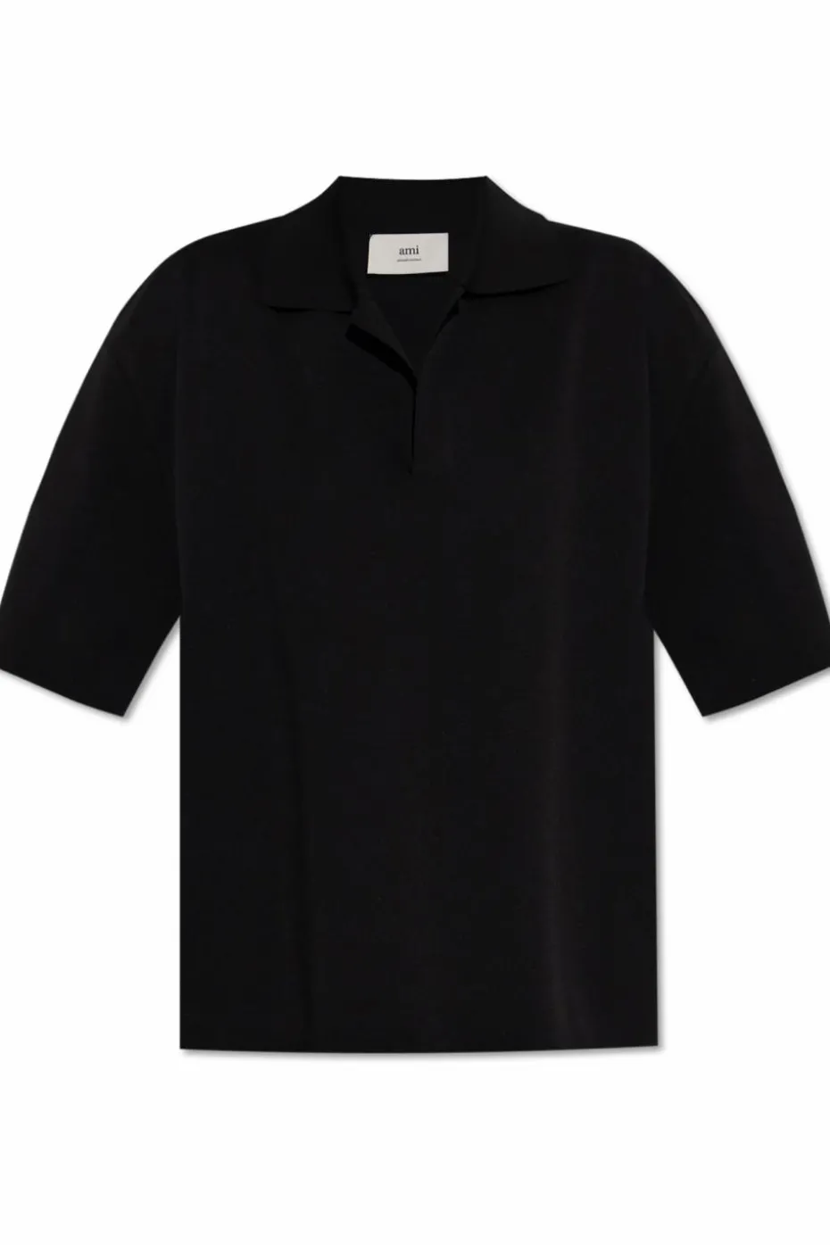 Ami Alexandre Mattiussi BLACK Loose fit polo