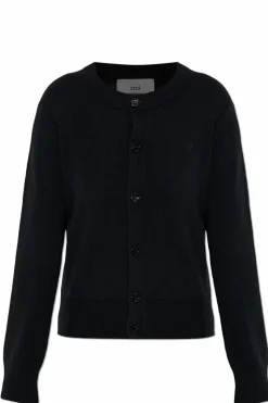 Ami Alexandre Mattiussi BLACK Wool cardigan