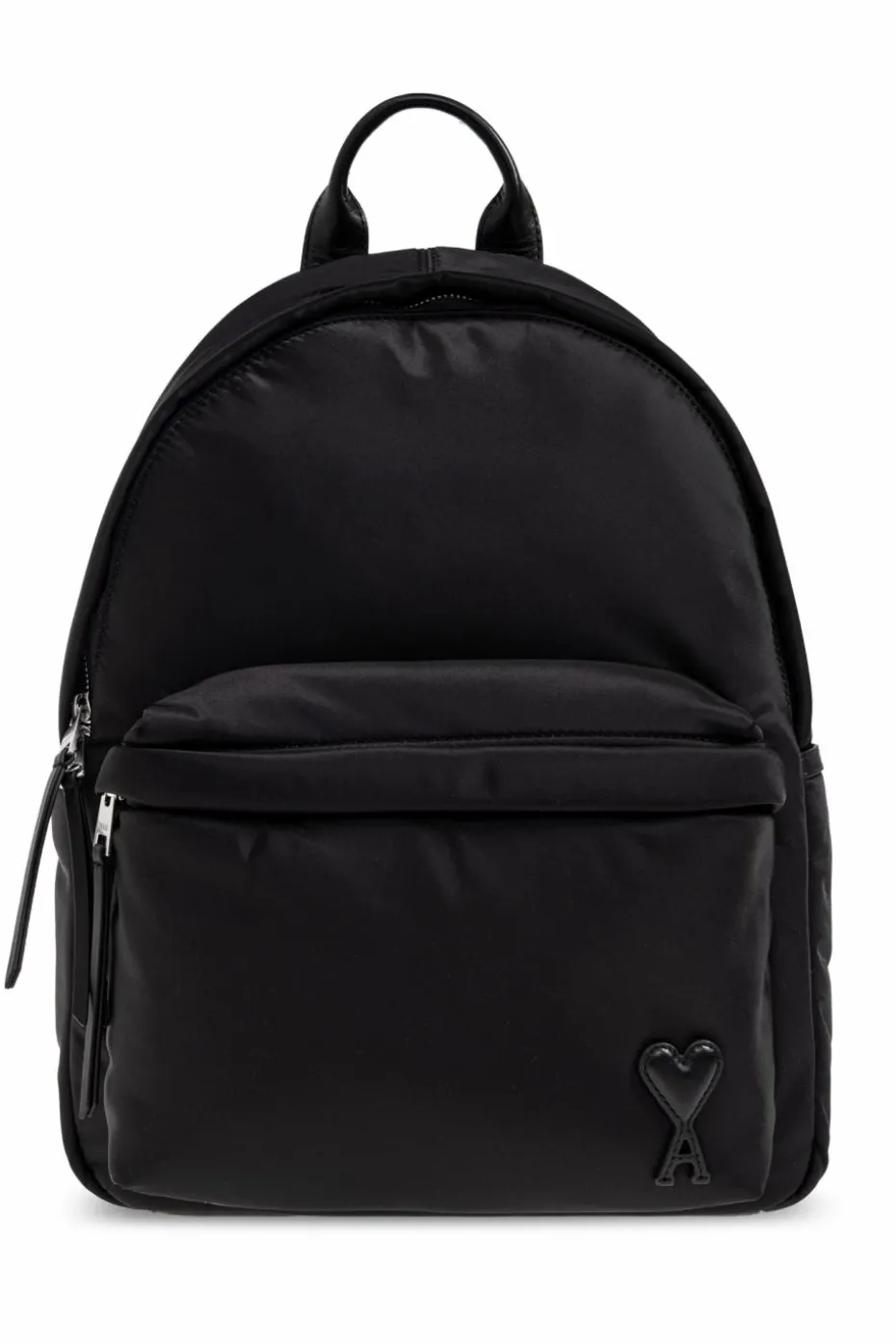 Ami Alexandre Mattiussi BLACK Backpack with logo
