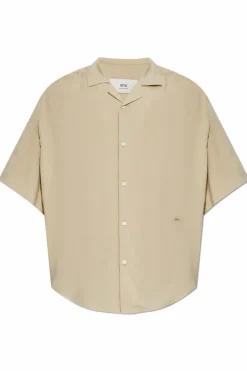 Ami Alexandre Mattiussi beige Shirt with logo