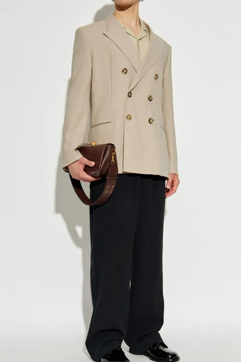 Ami Alexandre Mattiussi beige Shirt with logo