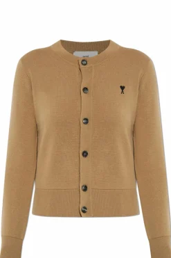 Ami Alexandre Mattiussi beige Wool cardigan