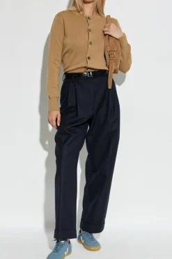 Ami Alexandre Mattiussi beige Wool cardigan
