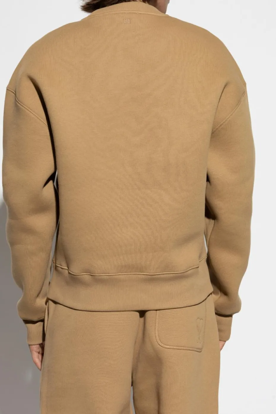 Ami Alexandre Mattiussi beige Sweatshirt with logo