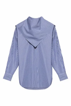 Ami Alexandre Mattiussi BLUE Striped shirt