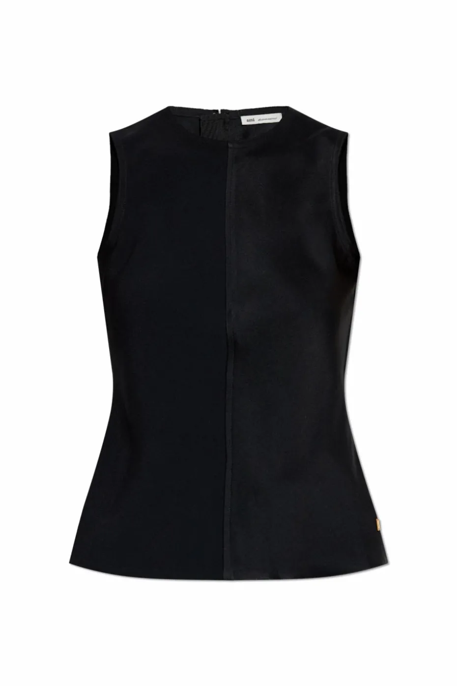 Ami Alexandre Mattiussi BLACK Top with stitching