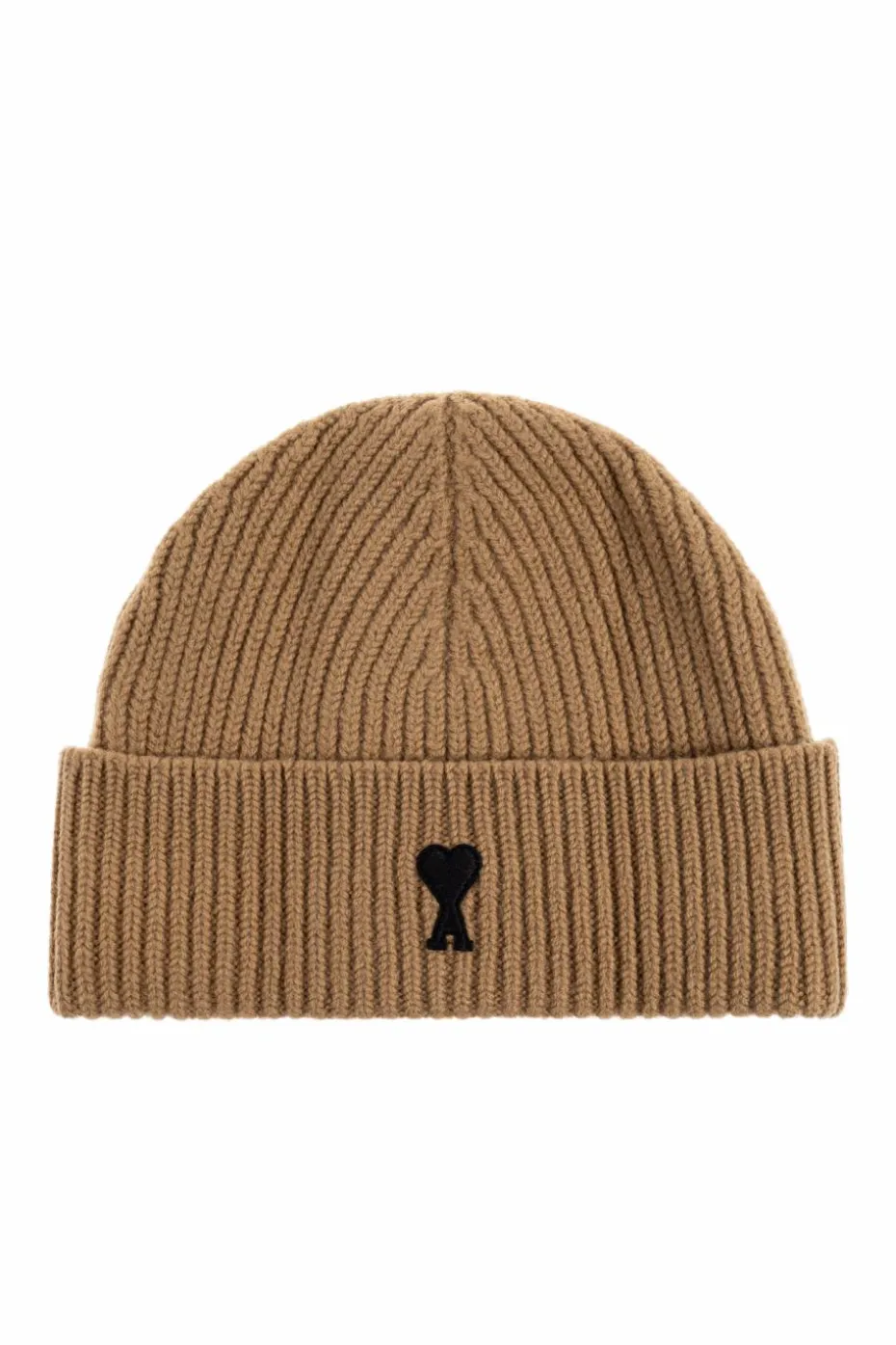 Ami Alexandre Mattiussi beige Wool beanie