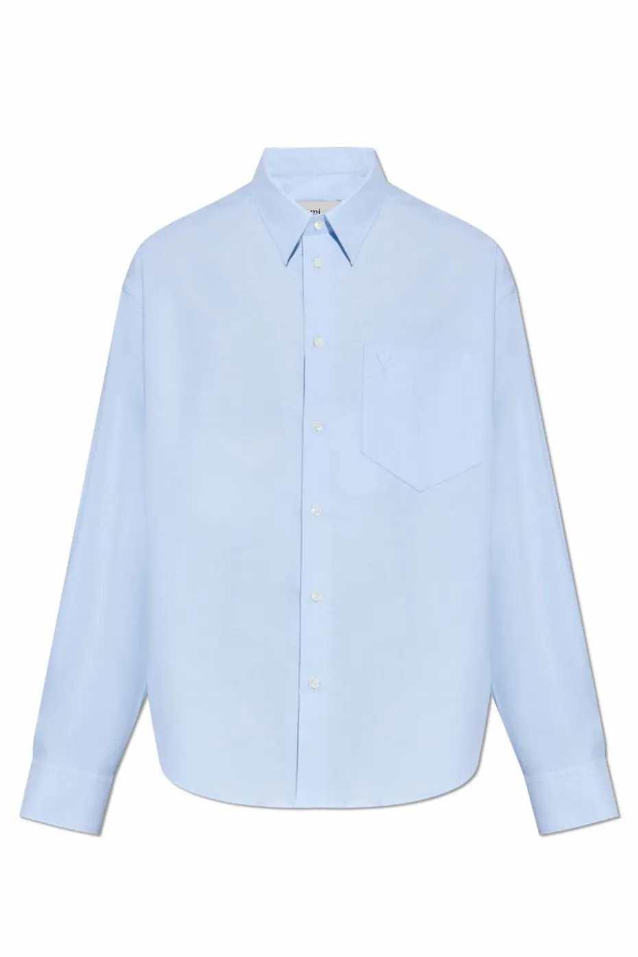 Ami Alexandre Mattiussi BLUE Shirt with logo