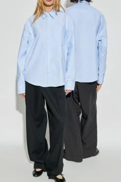 Ami Alexandre Mattiussi BLUE Shirt with logo