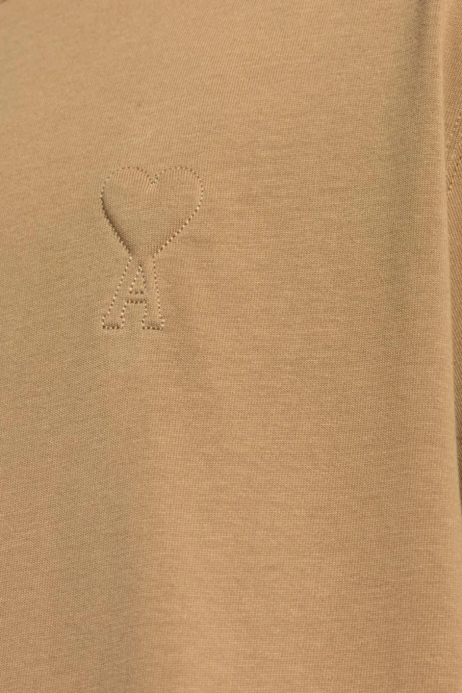 Ami Alexandre Mattiussi beige T-shirt with logo
