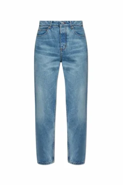 Ami Alexandre Mattiussi BLUE Tapered leg jeans.