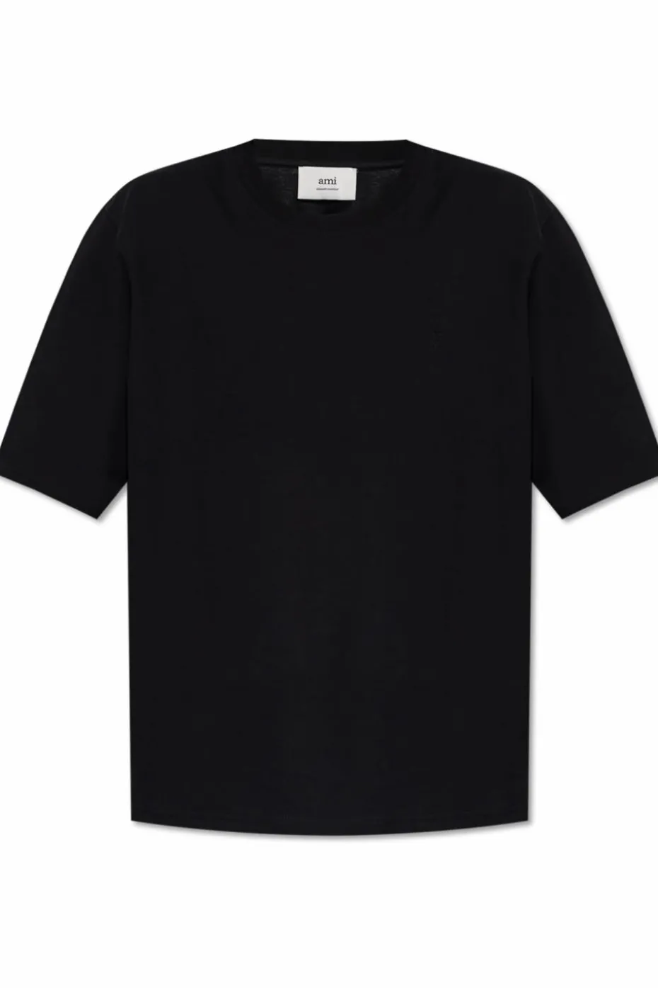 Ami Alexandre Mattiussi BLACK T-shirt with logo