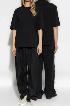 Ami Alexandre Mattiussi BLACK T-shirt with logo