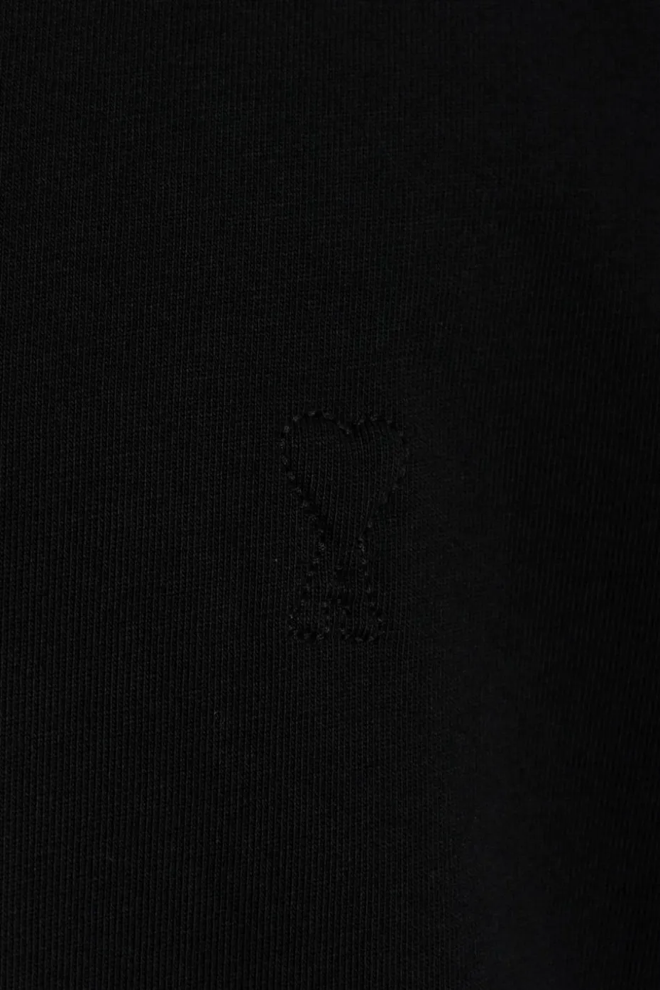 Ami Alexandre Mattiussi BLACK T-shirt with logo