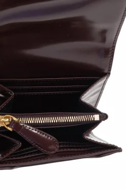 Ami Alexandre Mattiussi BROWN Wallet with logo