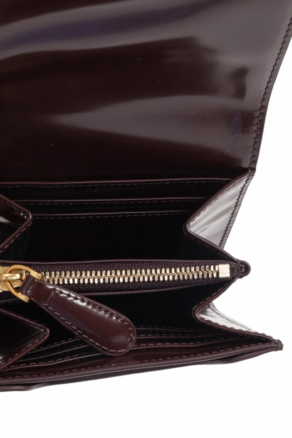 Ami Alexandre Mattiussi BROWN Wallet with logo