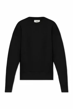 Ami Alexandre Mattiussi BLACK Sweatshirt with logo