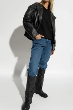 Ami Alexandre Mattiussi BLACK Sweatshirt with logo