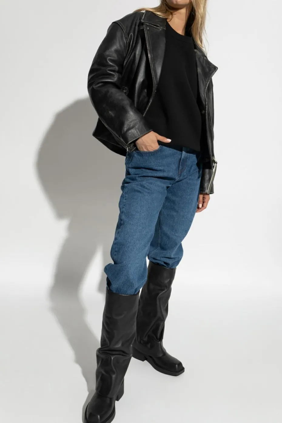 Ami Alexandre Mattiussi BLACK Sweatshirt with logo