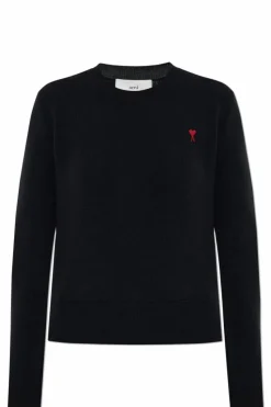 Ami Alexandre Mattiussi BLACK Wool sweater