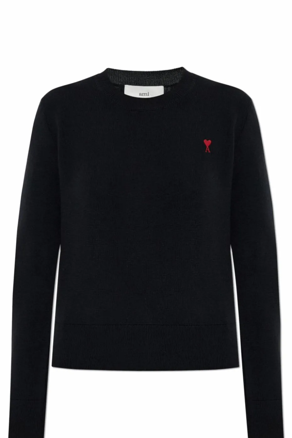 Ami Alexandre Mattiussi BLACK Wool sweater