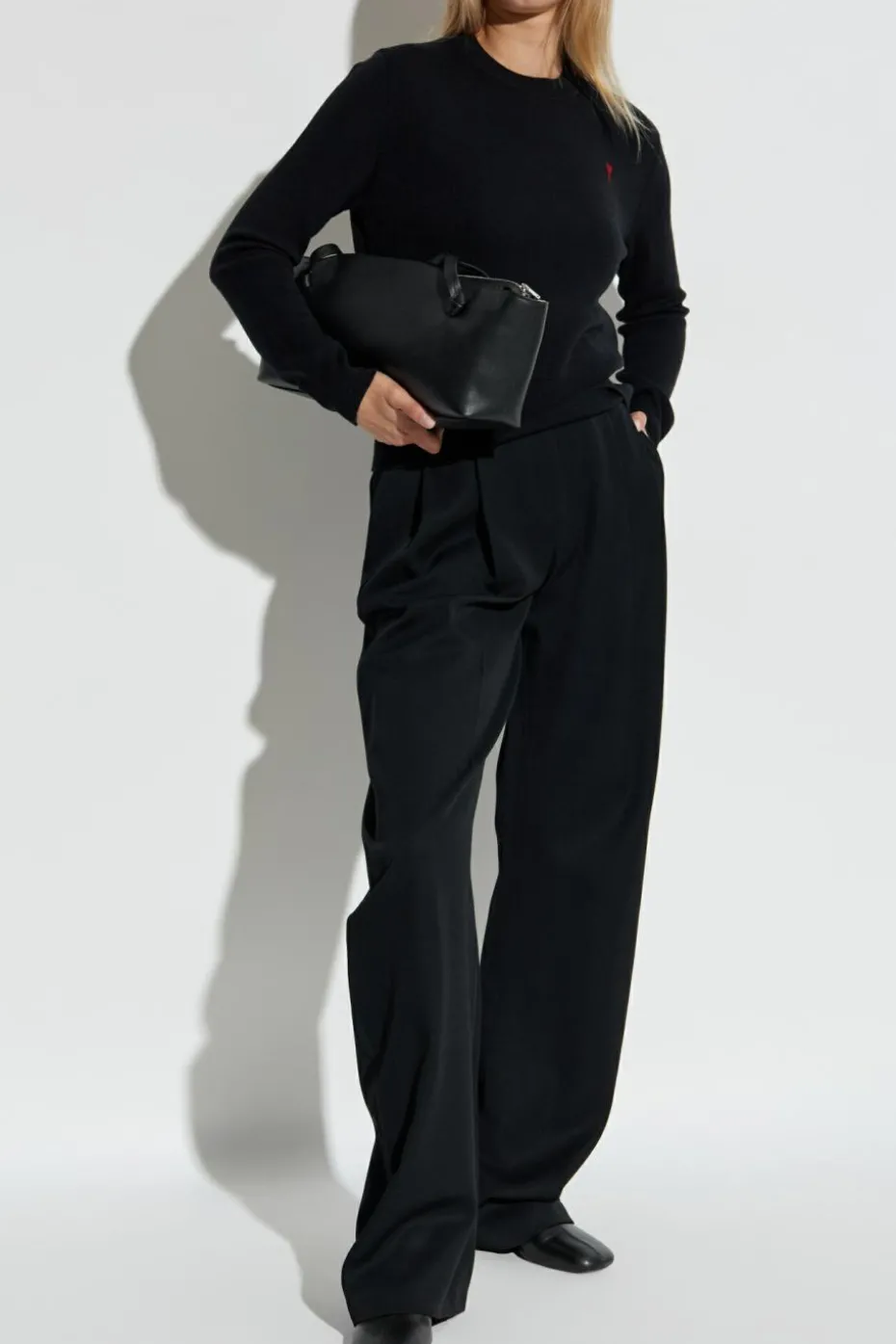 Ami Alexandre Mattiussi BLACK Wool sweater
