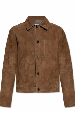 Ami Alexandre Mattiussi BROWN Suede jacket