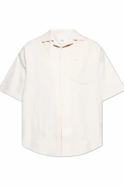 Ami Alexandre Mattiussi cream Shirt with Pocket