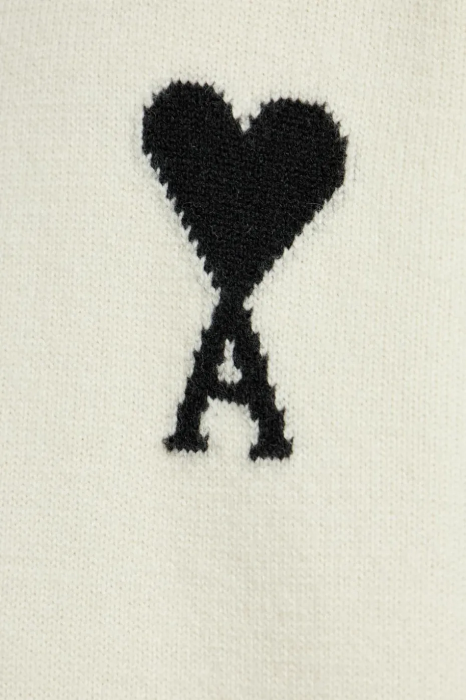 Ami Alexandre Mattiussi cream Wool turtleneck