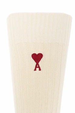 Ami Alexandre Mattiussi cream Socks 3-pack