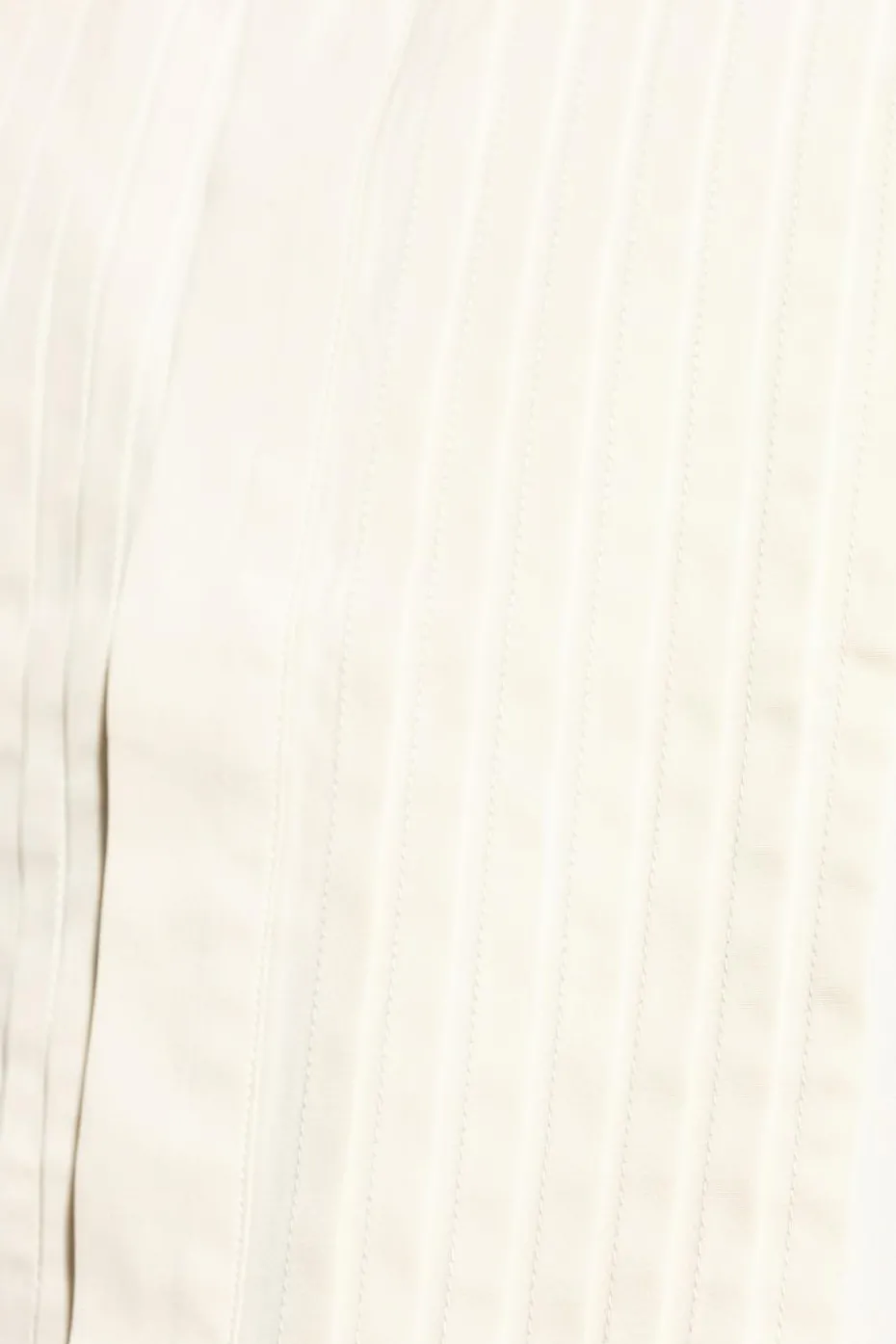 Ami Alexandre Mattiussi cream Pleated shirt