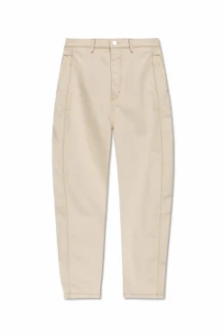 Ami Alexandre Mattiussi cream Straight-leg jeans